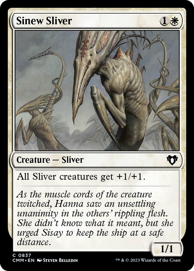 Sinew Sliver (837) [Commander Masters] - Deck Out Gaming