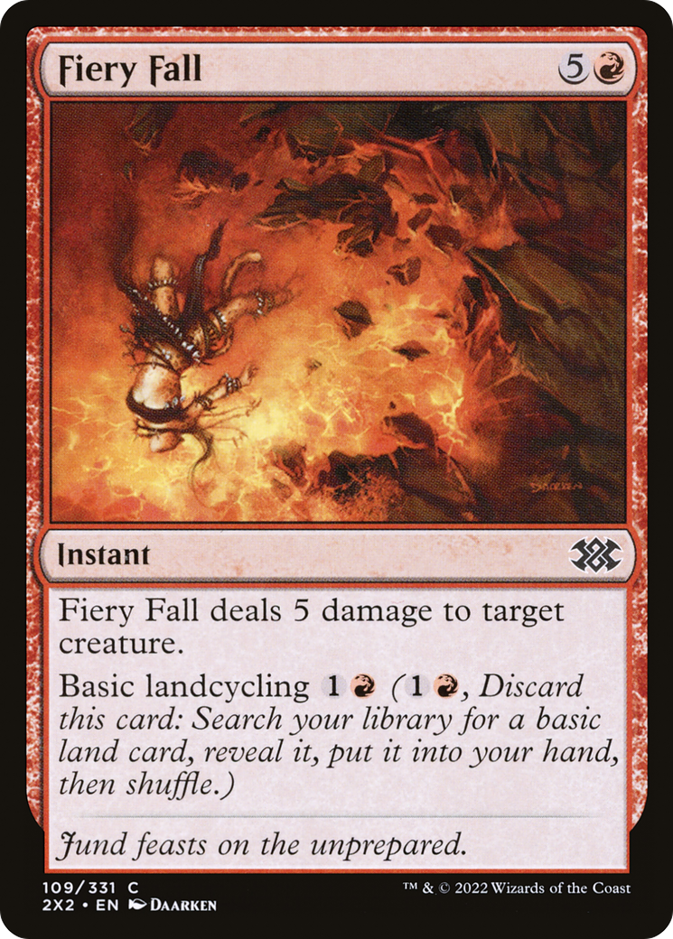 Fiery Fall (109) [Double Masters 2022] - Deck Out Gaming