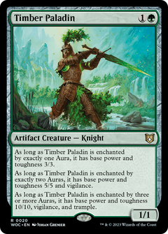 Timber Paladin (20) [Wilds of Eldraine Commander] - Deck Out Gaming
