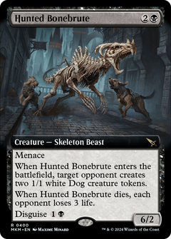Hunted Bonebrute (Extended Art) (400) [Murders at Karlov Manor] - Deck Out Gaming
