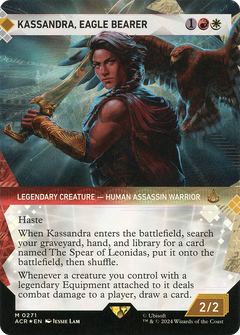 Kassandra, Eagle Bearer (Showcase) (Textured Foil) (271) [Assassin's Creed] foil - Deck Out Gaming