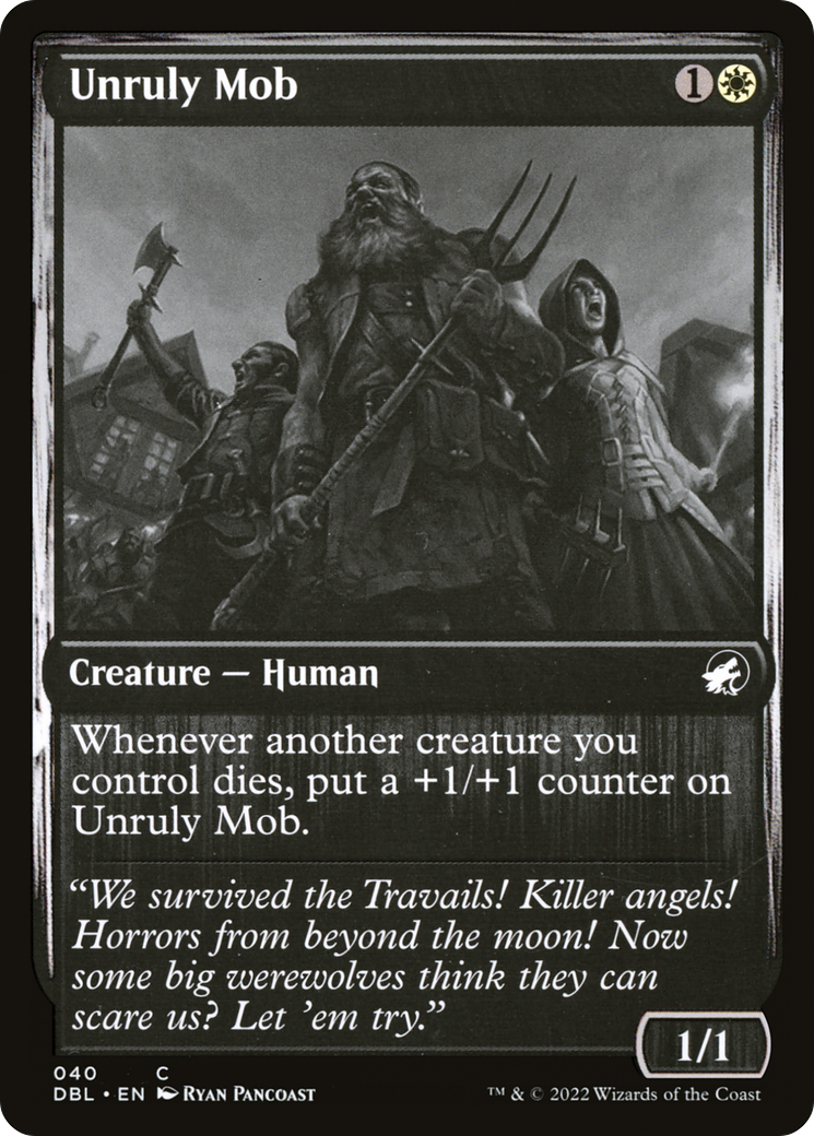 Unruly Mob (40) [Innistrad: Double Feature] - Deck Out Gaming