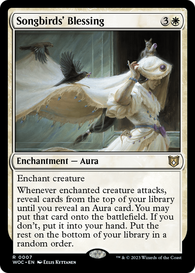 Songbirds' Blessing (7) [Wilds of Eldraine Commander] - Deck Out Gaming