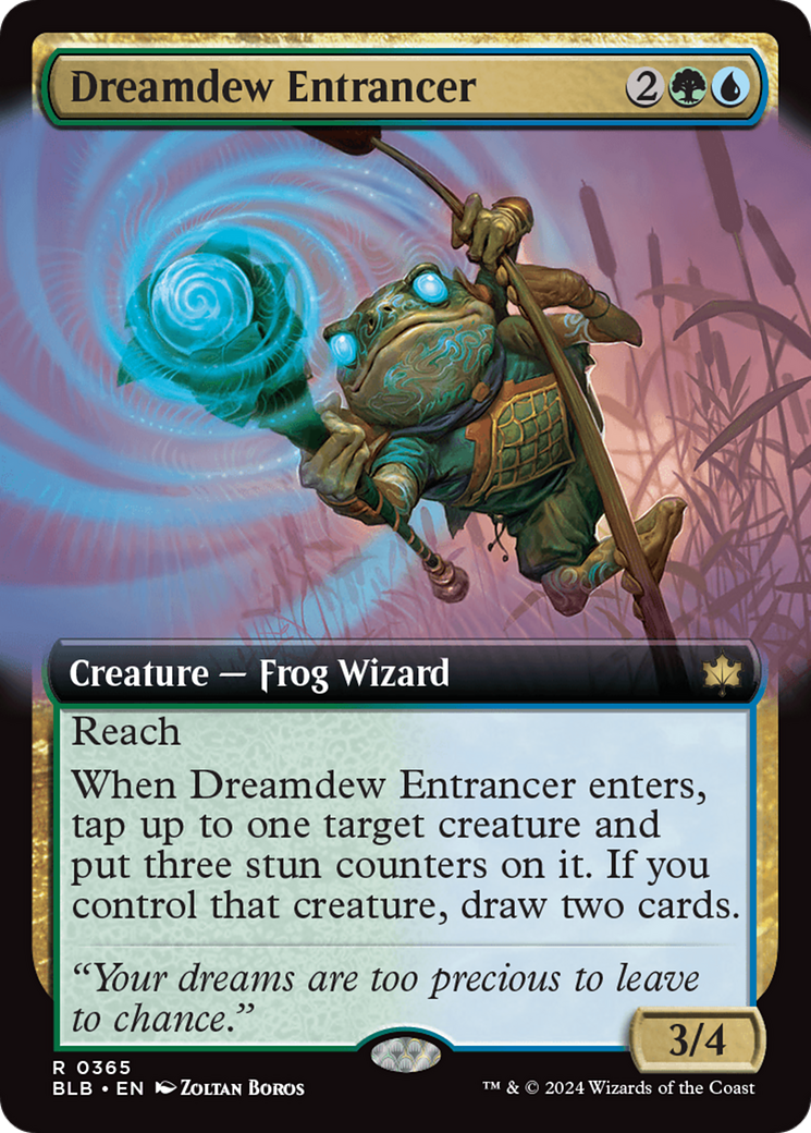 Dreamdew Entrancer (Extended Art) (365) [Bloomburrow] foil - Deck Out Gaming