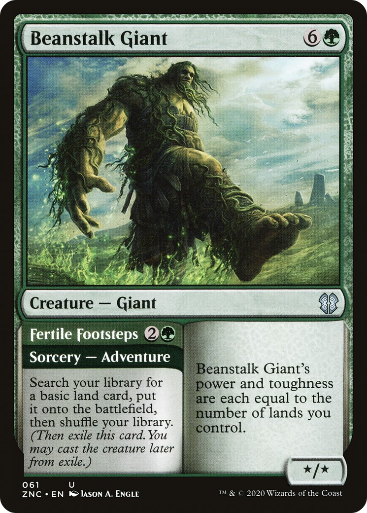 Beanstalk Giant (61) [Commander: Zendikar Rising] - Deck Out Gaming