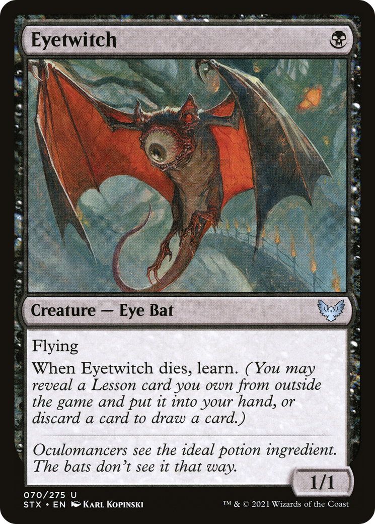 Eyetwitch (70) [Strixhaven: School of Mages] - Deck Out Gaming