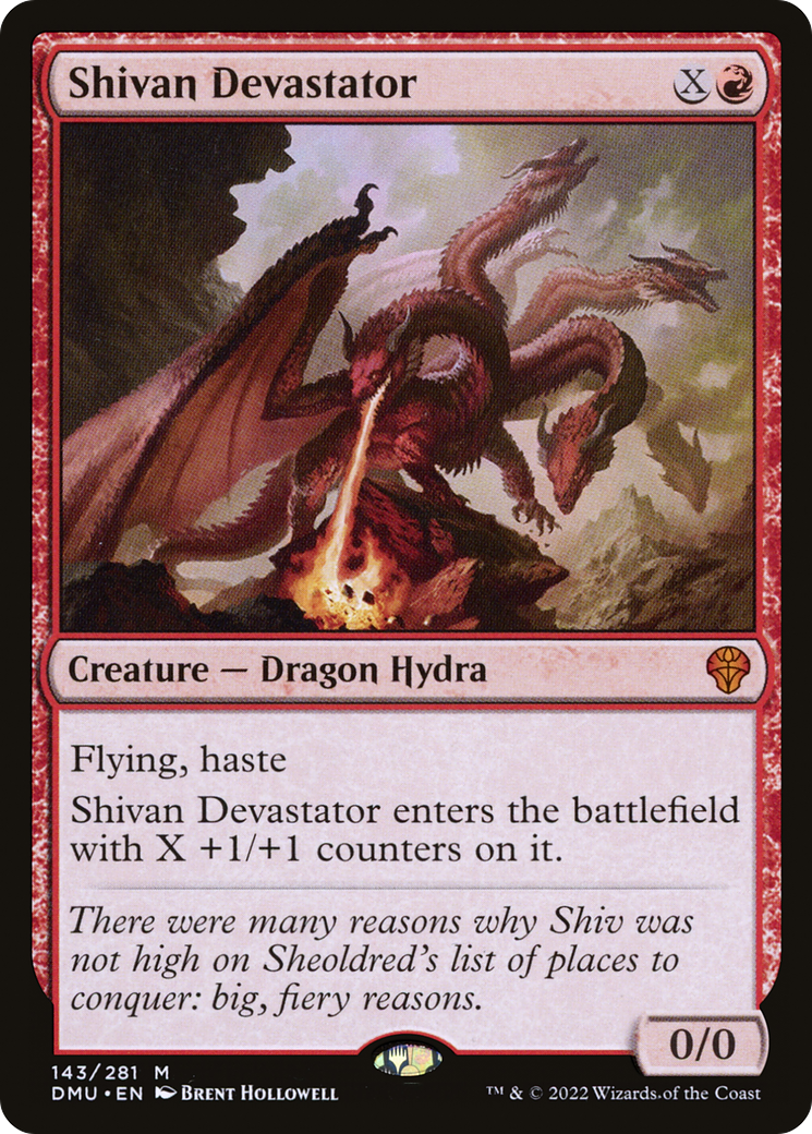 Shivan Devastator (143) [Dominaria United] - Deck Out Gaming