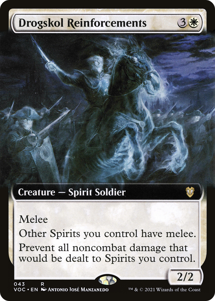 Drogskol Reinforcements (Extended Art) (43) [Commander: Innistrad: Crimson Vow] - Deck Out Gaming