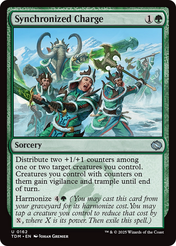Synchronized Charge (162) [Tarkir: Dragonstorm] foil - Deck Out Gaming