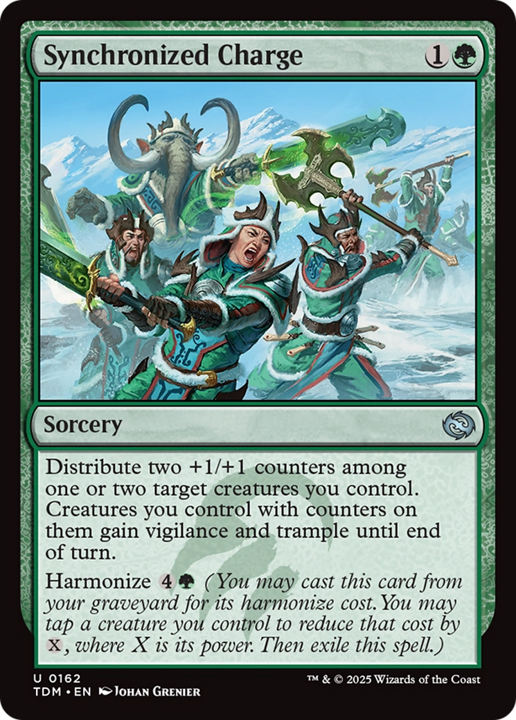 Synchronized Charge (162) [Tarkir: Dragonstorm] - Deck Out Gaming