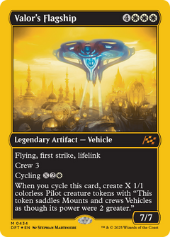 Valor's Flagship (First-Place Foil) (434) [Aetherdrift] foil - Deck Out Gaming