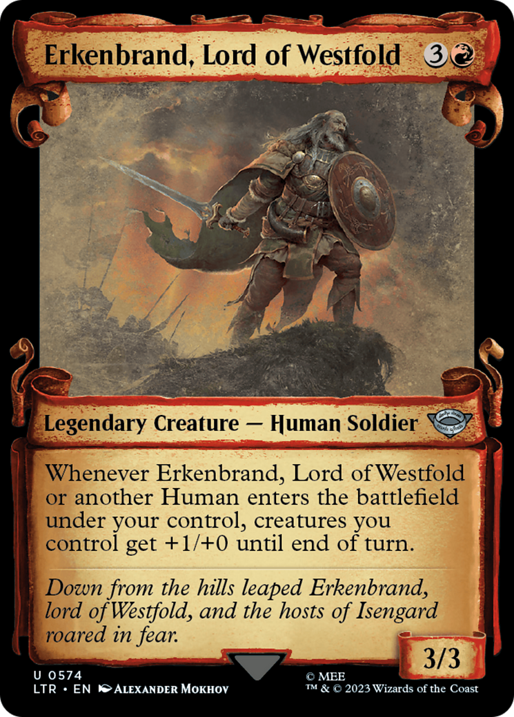 Erkenbrand, Lord of Westfold (Showcase Scrolls) (574) [The Lord of the Rings: Tales of Middle-earth] - Deck Out Gaming