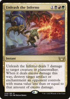 Unleash the Inferno (229) [Streets of New Capenna] - Deck Out Gaming