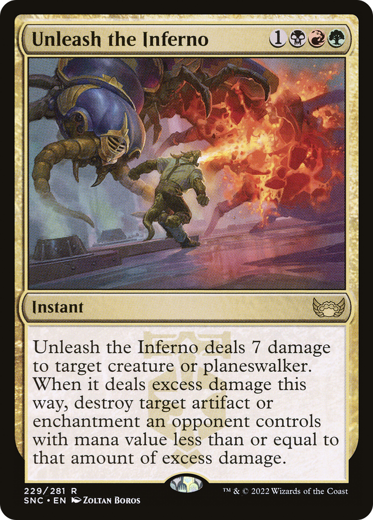 Unleash the Inferno (229) [Streets of New Capenna] - Deck Out Gaming