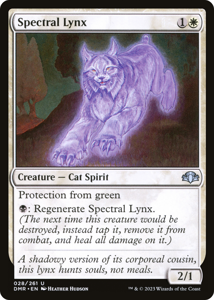 Spectral Lynx (28) [Dominaria Remastered] - Deck Out Gaming