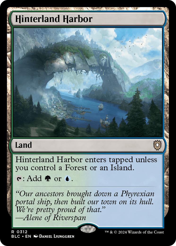 Hinterland Harbor (312) [Bloomburrow Commander] - Deck Out Gaming