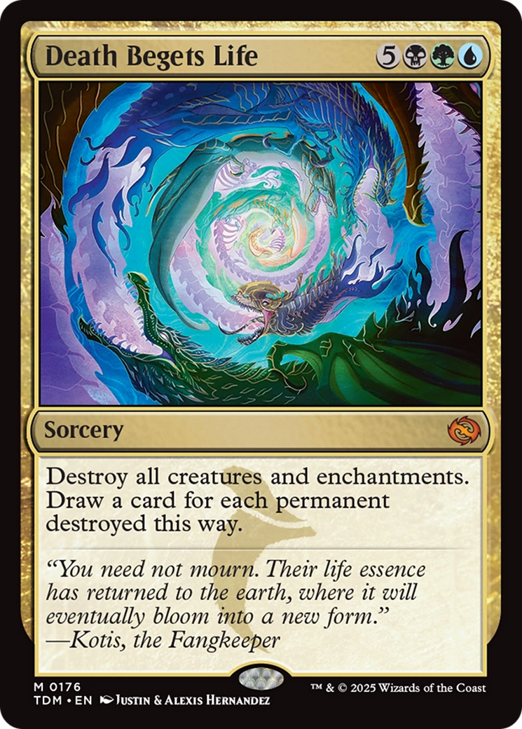 Death Begets Life (176) [Tarkir: Dragonstorm] foil - Deck Out Gaming