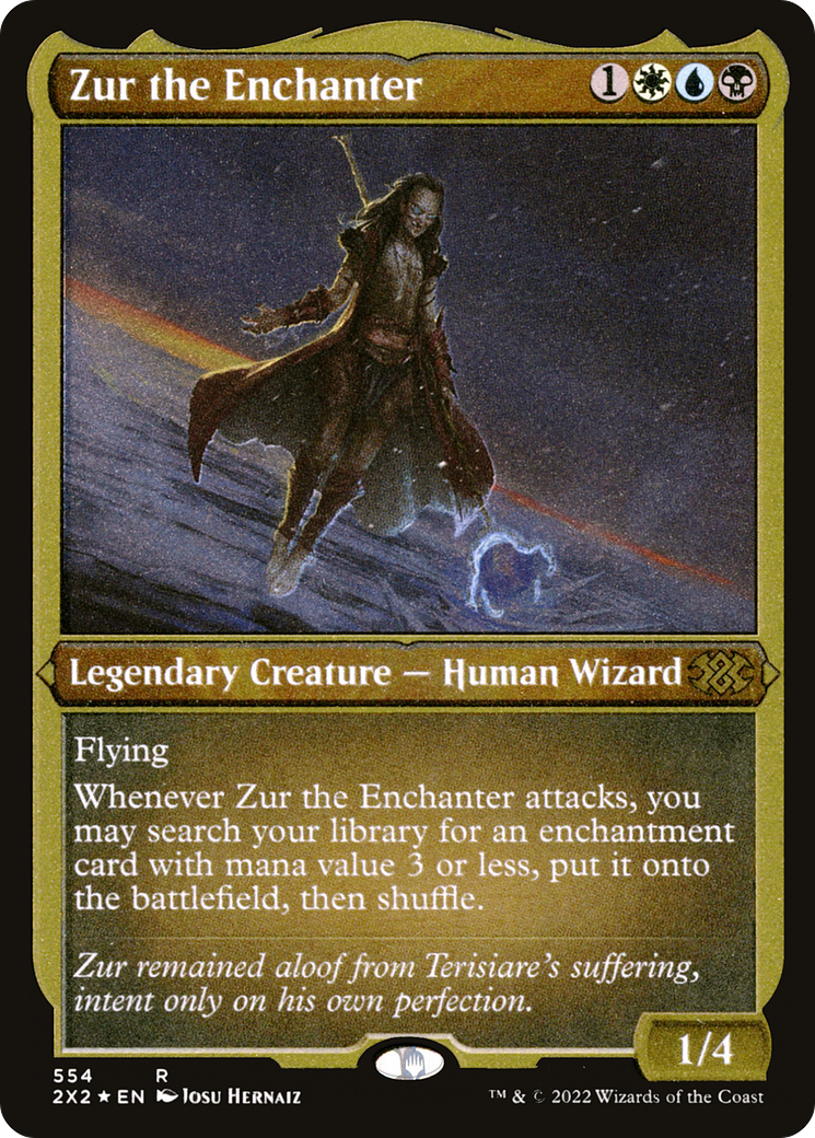 Zur the Enchanter (Foil Etched) (554) [Double Masters 2022] foil - Deck Out Gaming
