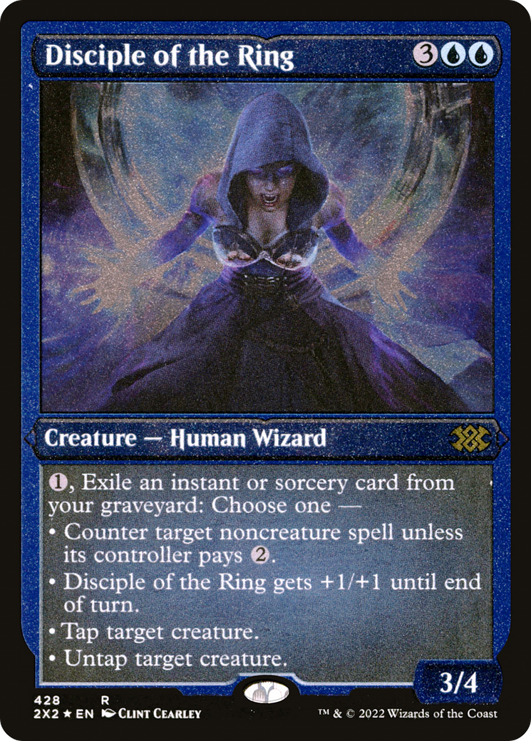 Disciple of the Ring (Foil Etched) (428) [Double Masters 2022] foil - Deck Out Gaming