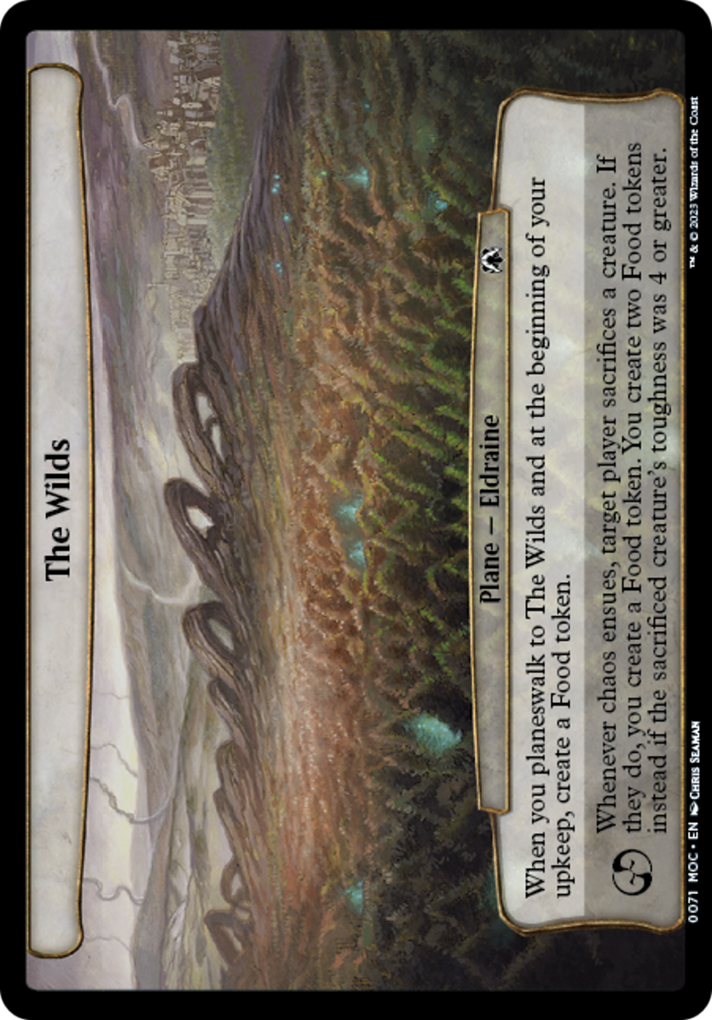 The Wilds (71) [March of the Machine Commander] - Deck Out Gaming