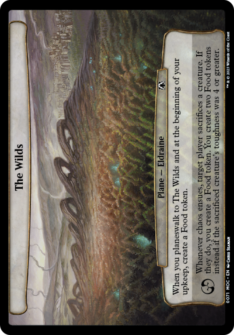 The Wilds (71) [March of the Machine Commander] - Deck Out Gaming