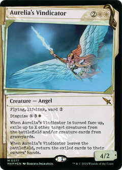 Aurelia's Vindicator (Showcase) (Invisible Ink) (377) [Murders at Karlov Manor] foil - Deck Out Gaming