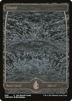 Island (409) [Innistrad: Crimson Vow] etched - Deck Out Gaming
