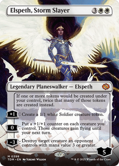 Elspeth, Storm Slayer (Borderless) (398) [Tarkir: Dragonstorm] - Deck Out Gaming