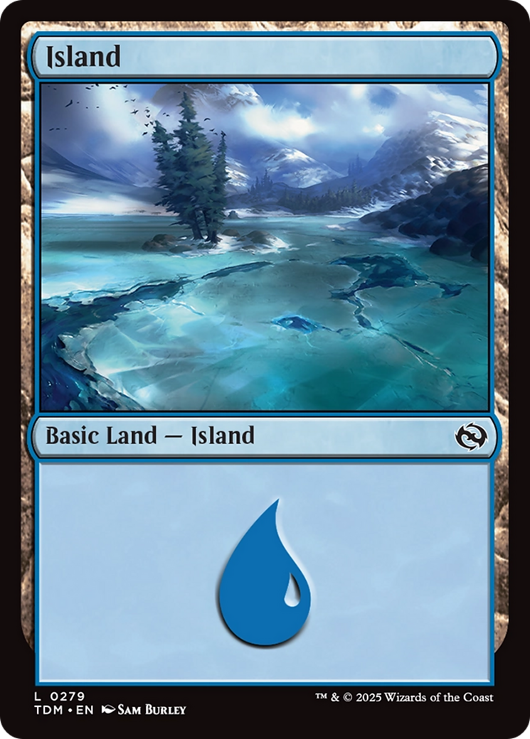 Island (0279) (279) [Tarkir: Dragonstorm] - Deck Out Gaming