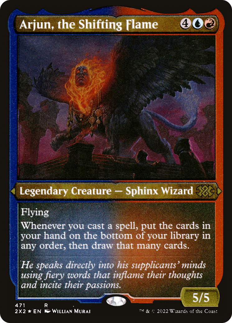 Arjun, the Shifting Flame (Foil Etched) (471) [Double Masters 2022] foil - Deck Out Gaming