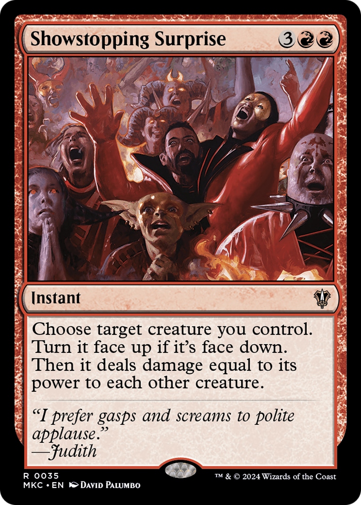 Showstopping Surprise (35) [Murders at Karlov Manor Commander] - Deck Out Gaming