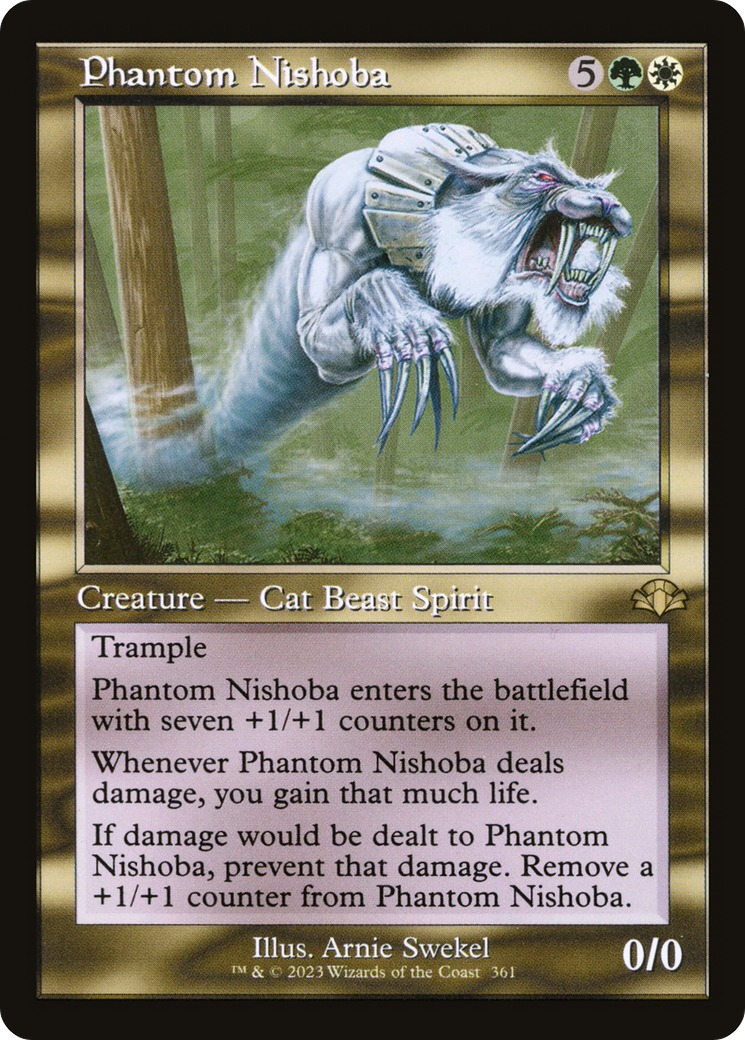 Phantom Nishoba (Retro Frame) (361) [Dominaria Remastered] foil - Deck Out Gaming