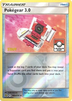 Pokegear 3.0 - 182a/214 (League Cup) [Staff] (182a) [League & Championship Cards] Reverse Holofoil - Deck Out Gaming