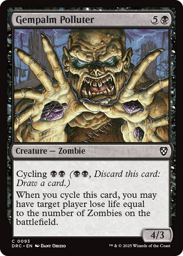 Gempalm Polluter (93) [Commander: Aetherdrift] - Deck Out Gaming