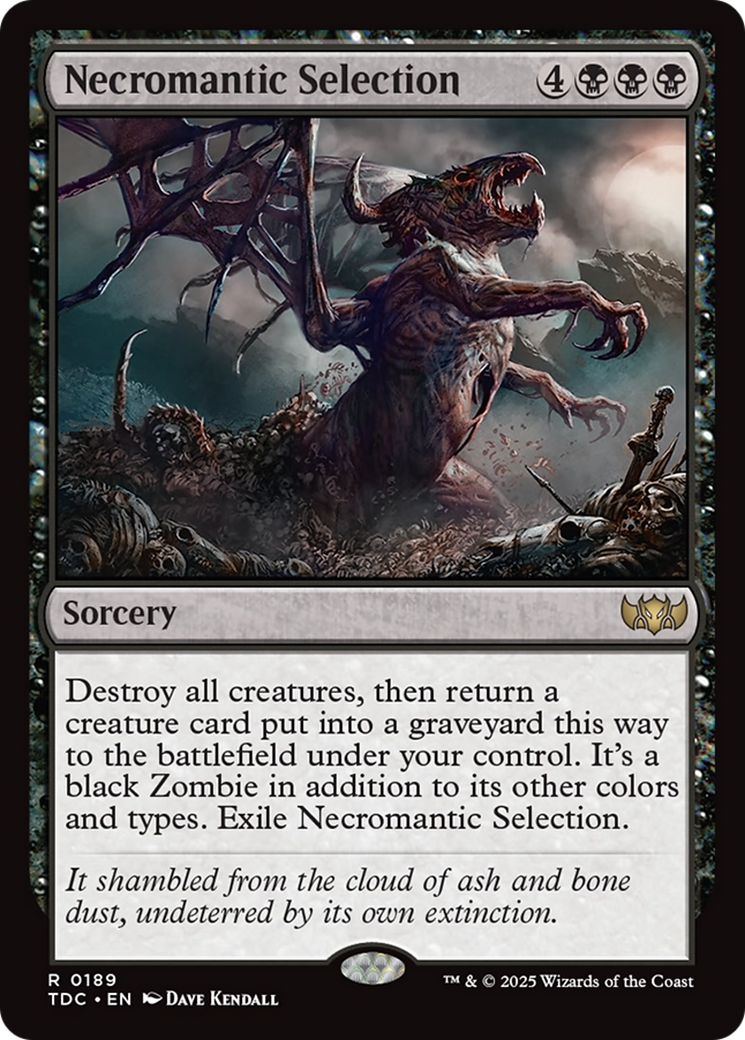 Necromantic Selection (189) [Commander: Tarkir: Dragonstorm] - Deck Out Gaming