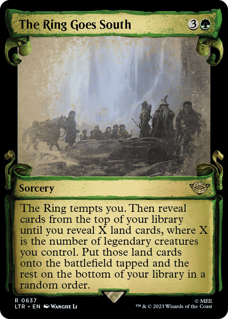 The Ring Goes South (Showcase Scrolls) (637) [The Lord of the Rings: Tales of Middle-earth] foil - Deck Out Gaming