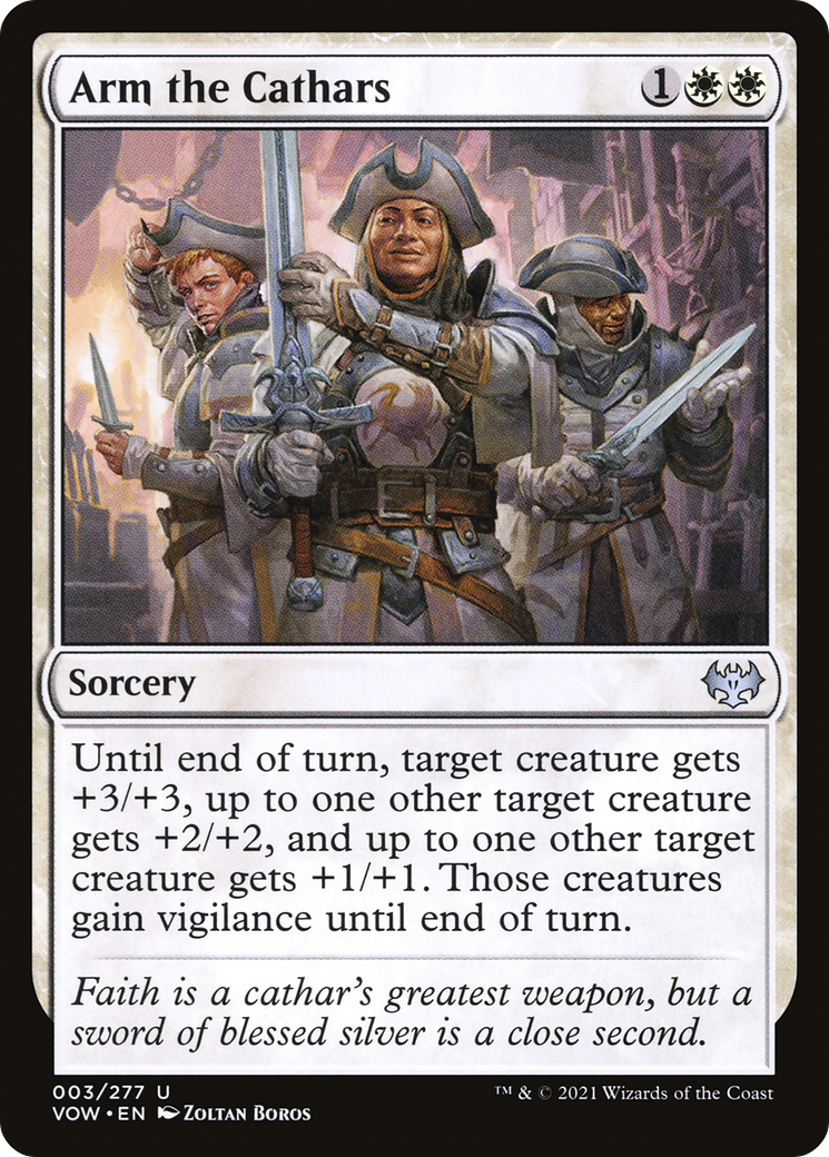 Arm the Cathars (3) [Innistrad: Crimson Vow] foil - Deck Out Gaming