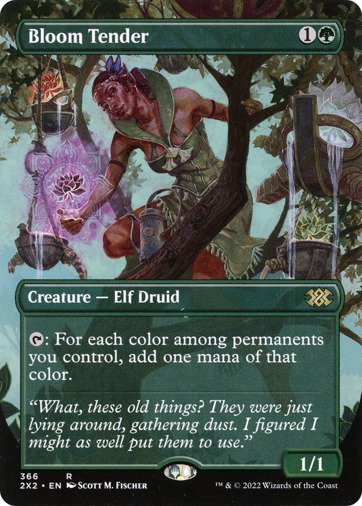 Bloom Tender (Borderless) (366) [Double Masters 2022] foil - Deck Out Gaming