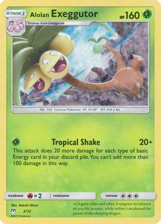 Alolan Exeggutor - 2/12 (2) [McDonald's Promos 2019] Holofoil - Deck Out Gaming