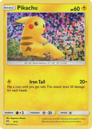 Pikachu - 6/12 (6) [McDonald's Promos 2019] Holofoil - Deck Out Gaming