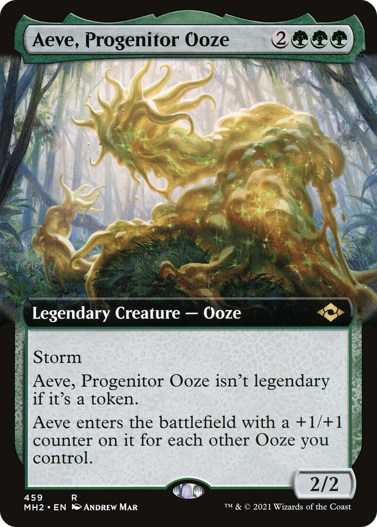 Aeve, Progenitor Ooze (Extended Art) (459) [Modern Horizons 2] foil - Deck Out Gaming