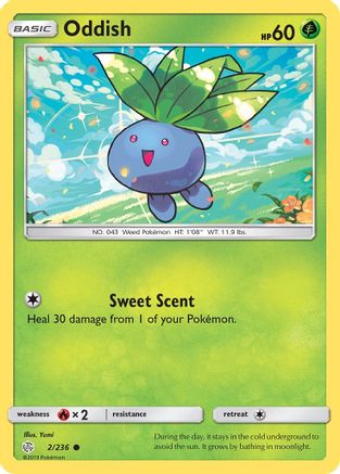 Oddish (2) [SM - Cosmic Eclipse] Reverse Holofoil - Deck Out Gaming