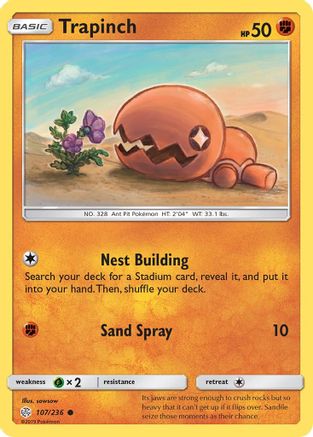 Trapinch - 107/236 (107) [SM - Cosmic Eclipse] Reverse Holofoil - Deck Out Gaming