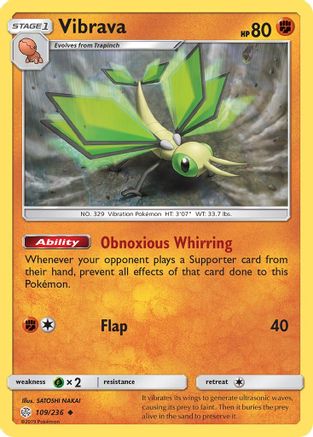 Vibrava (109) [SM - Cosmic Eclipse] Reverse Holofoil - Deck Out Gaming
