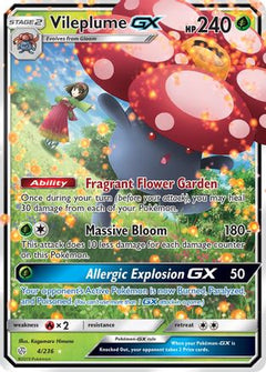 Vileplume GX (4) [SM - Cosmic Eclipse] Holofoil - Deck Out Gaming