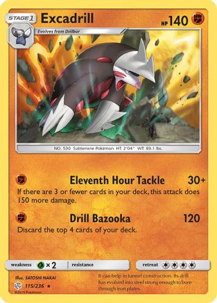 Excadrill (115) [SM - Cosmic Eclipse] Reverse Holofoil - Deck Out Gaming