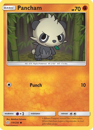 Pancham (119) [SM - Cosmic Eclipse] Reverse Holofoil - Deck Out Gaming
