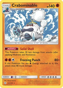 Crabominable (122) [SM - Cosmic Eclipse] Reverse Holofoil - Deck Out Gaming