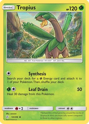 Tropius (12) [SM - Cosmic Eclipse] Reverse Holofoil - Deck Out Gaming