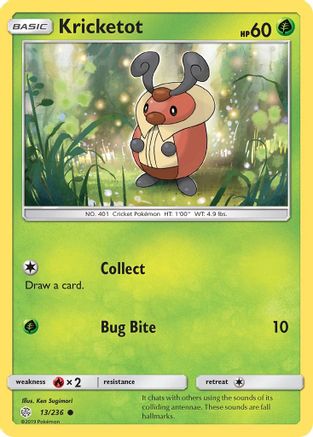Kricketot (13) [SM - Cosmic Eclipse] Reverse Holofoil - Deck Out Gaming